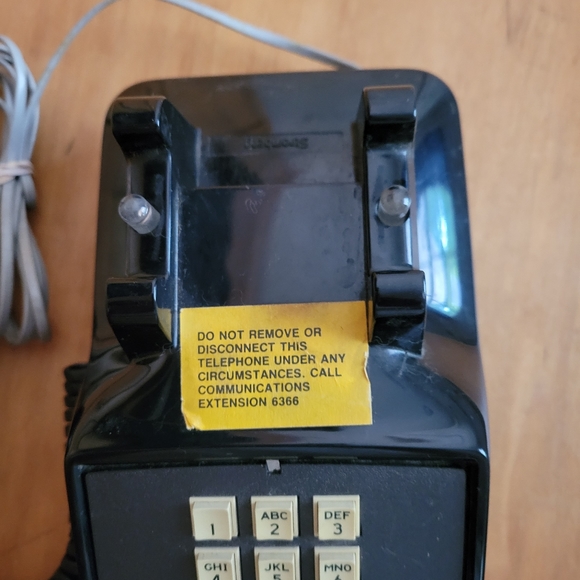 Vintage Black Push Button Stromberg Phone - Picture 4 of 5